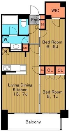 BLESS中野弥生町の物件間取画像